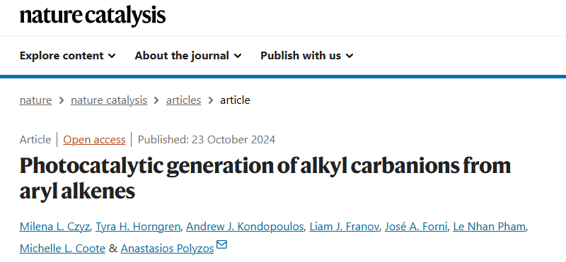 牛！他，剛發(fā)JACS，再發(fā)Nature Catalysis！